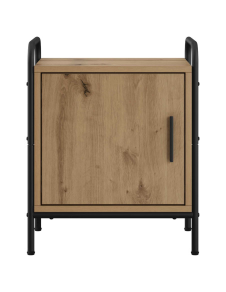 Armadio da Notte 2 pz Rovere Artigianale 40 x 30 x 50 cm