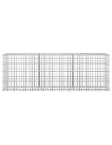 Gabion con Filo da 3,5 mm e Maglia da 5x5 cm 300x30x100 cm