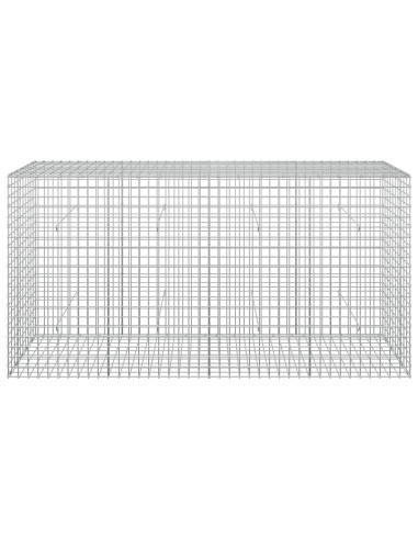 Gabion con Filo da 3,5 mm e Maglia da 5x5 cm 200x50x100 cm
