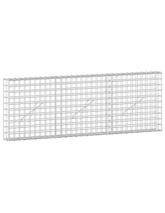Gabion con Filo da 3,5 mm e Maglia da 5x5 cm 150x10x50 cm 2