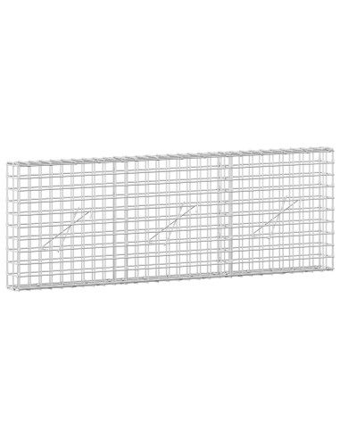 Gabion con Filo da 3,5 mm e Maglia da 5x5 cm 150x10x50 cm
