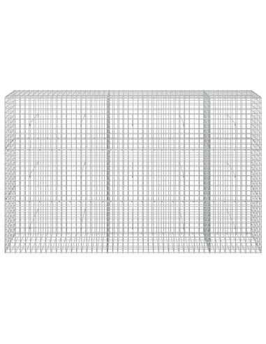 Gabion con Filo da 3,5 mm e Maglia da 5x5 cm 250x30x150 cm
