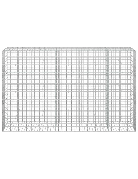 Gabion con Filo da 3,5 mm e Maglia da 5x5 cm 250x30x150 cm
