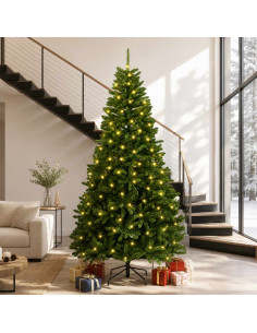 Albero di Natale Artificiale con Rami Pieghevoli 300 cm