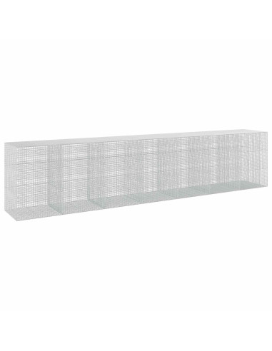 Gabione con filo da 3,5 mm e rete da 5x2,5 cm 700x100x150 cm