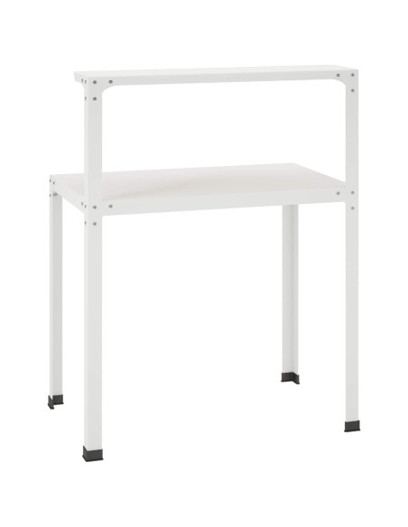 Tavolo da rinvaso 80 x 50 x 104 cm Acciaio verniciato a polvere