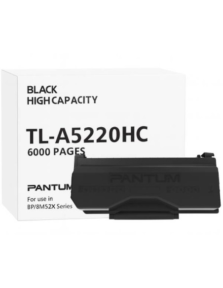 TONER PANTUM TL-A5220HC BK 6000PG PER SERIE BP/BM52XX WHITE BOX