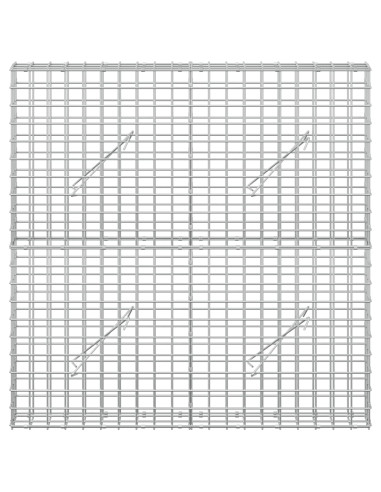 Gabion con Filo da 3,5 mm e Maglia da 5x5 cm 100x10x100 cm