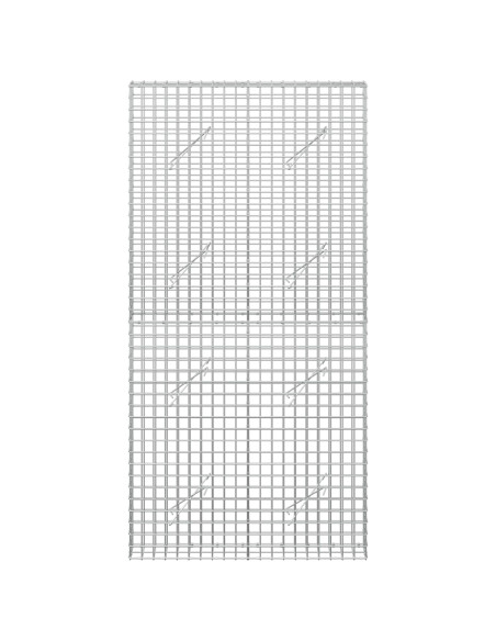 Gabion con Filo da 3,5 mm e Maglia da 5x5 cm 100x10x200 cm