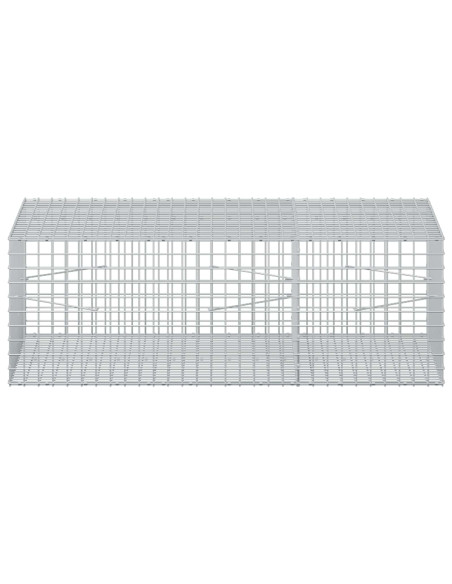 Gabion con Filo da 3,5 mm e Maglia da 5x5 cm 150x100x50 cm