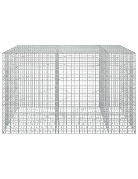 Gabion con Filo da 3,5 mm e Maglia da 5x5 cm 250x100x150 cm