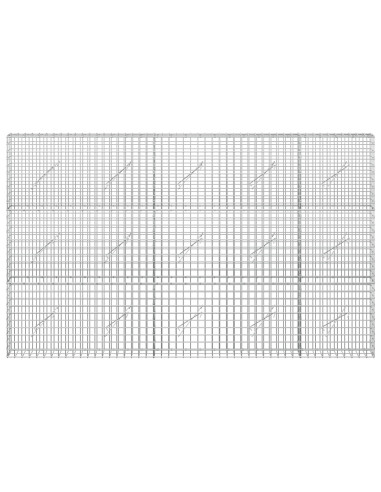 Gabion con Filo da 3,5 mm e Maglia da 5x5 cm 250x10x150 cm
