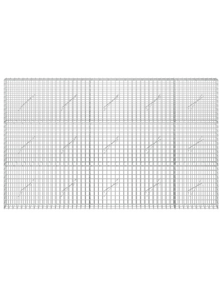 Gabion con Filo da 3,5 mm e Maglia da 5x5 cm 250x10x150 cm