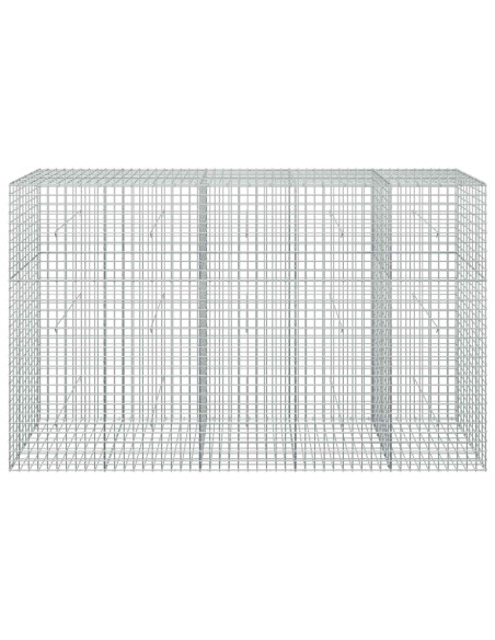 Gabion con Filo da 3,5 mm e Maglia da 5x5 cm 250x50x150 cm