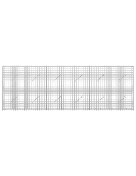 Gabion con Filo da 3,5 mm e Maglia da 5x5 cm 300x10x100 cm