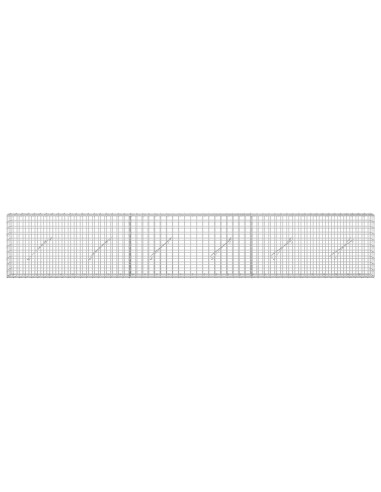 Gabion con Filo da 3,5 mm e Maglia da 5x5 cm 300x10x50 cm