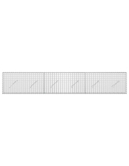 Gabion con Filo da 3,5 mm e Maglia da 5x5 cm 300x10x50 cm