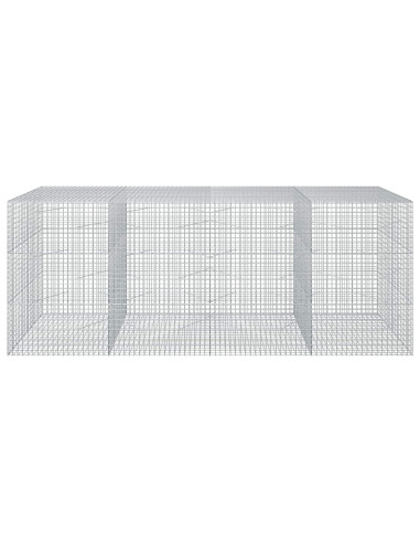 Gabion con Filo da 3,5 mm e Maglia da 5x5 cm 400x100x150 cm