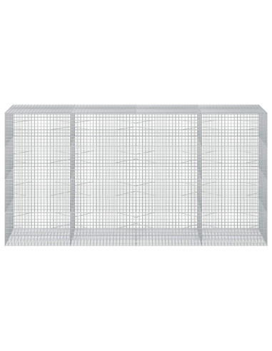 Gabion con Filo da 3,5 mm e Maglia da 5x5 cm 400x100x200 cm