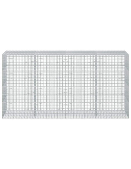 Gabion con Filo da 3,5 mm e Maglia da 5x5 cm 400x100x200 cm