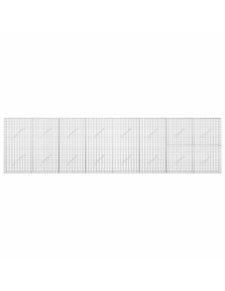 Gabion con Filo da 3,5 mm e Maglia da 5x5 cm 400x10x100 cm