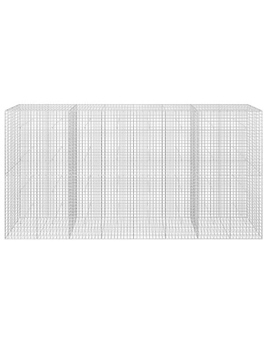 Gabion con Filo da 3,5 mm e Maglia da 5x5 cm 400x30x200 cm