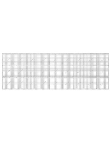 Gabion con Filo da 3,5 mm e Maglia da 5x5 cm 450x10x150 cm