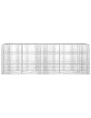 Gabion con Filo da 3,5 mm e Maglia da 5x5 cm 450x30x150 cm