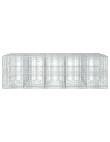 Gabion con Filo da 3,5 mm e Maglia da 5x5 cm 500x100x150 cm
