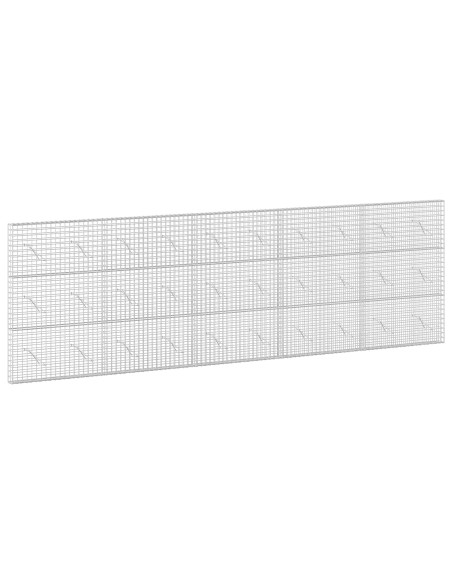 Gabion con Filo da 3,5 mm e Maglia da 5x5 cm 500x10x150 cm