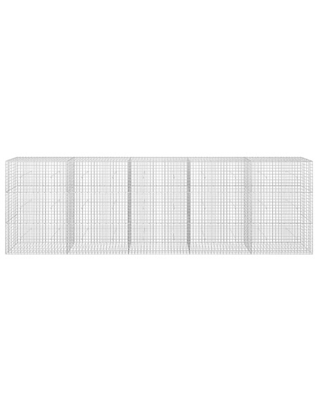 Gabion con Filo da 3,5 mm e Maglia da 5x5 cm 500x30x150 cm