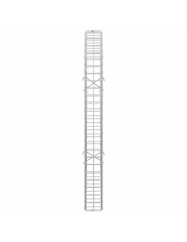 Gabion con Filo da 3,5 mm e Maglia da 5x5 cm 50x10x100 cm