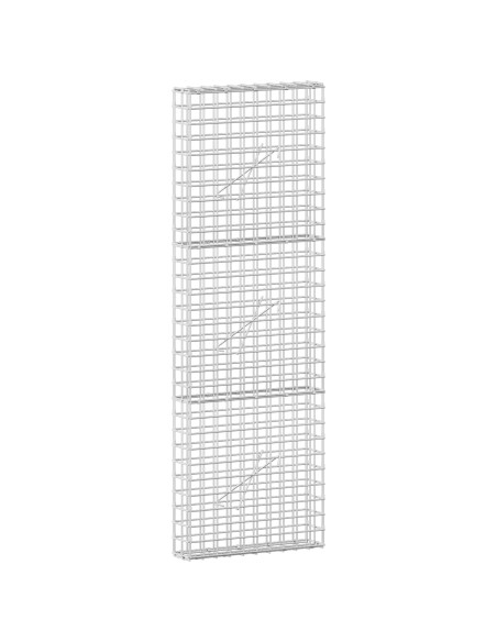 Gabion con Filo da 3,5 mm e Maglia da 5x5 cm 50x10x150 cm