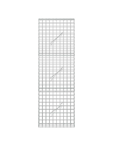 Gabion con Filo da 3,5 mm e Maglia da 5x5 cm 50x10x150 cm