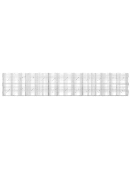 Gabion con Filo da 3,5 mm e Maglia da 5x5 cm 550x10x100 cm