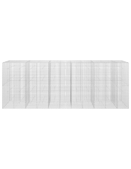 Gabion con Filo da 3,5 mm e Maglia da 5x5 cm 550x30x200 cm