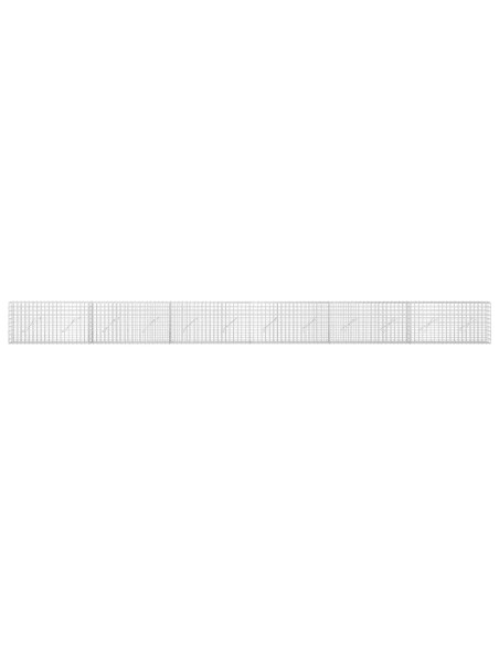 Gabion con Filo da 3,5 mm e Maglia da 5x5 cm 600x10x50 cm