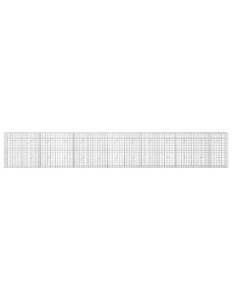 Gabion con Filo da 3,5 mm e Maglia da 5x5 cm 650x20x100 cm