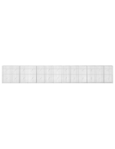 Gabion con Filo da 3,5 mm e Maglia da 5x5 cm 650x20x100 cm