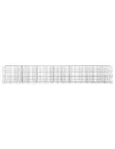 Gabion con Filo da 3,5 mm e Maglia da 5x5 cm 650x30x100 cm