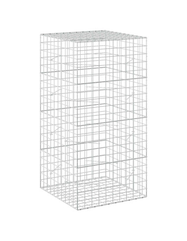 Gabione con Filo da 3,5 mm e Rete da 10x10 cm 100x100x200 cm