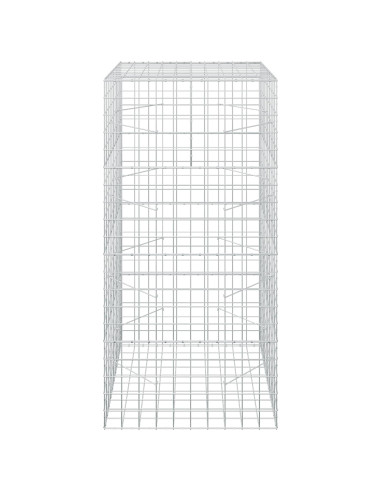 Gabione con Filo da 3,5 mm e Rete da 10x10 cm 100x100x200 cm
