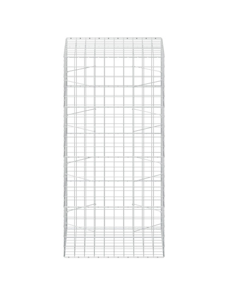 Gabione con Filo da 3,5 mm e Rete da 10x10 cm 100x100x200 cm