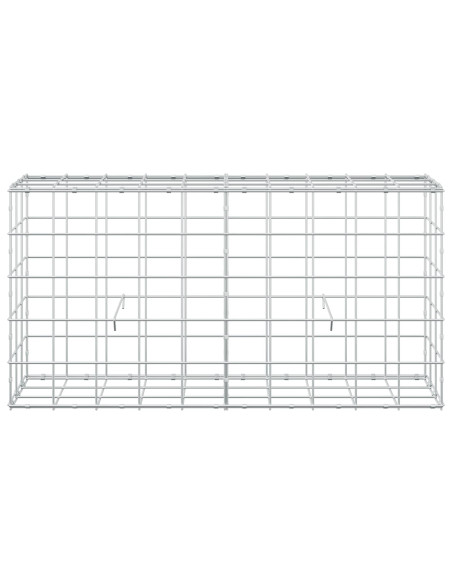 Gabione con Filo da 3,5 mm e Rete da 10x10 cm 100x30x50 cm