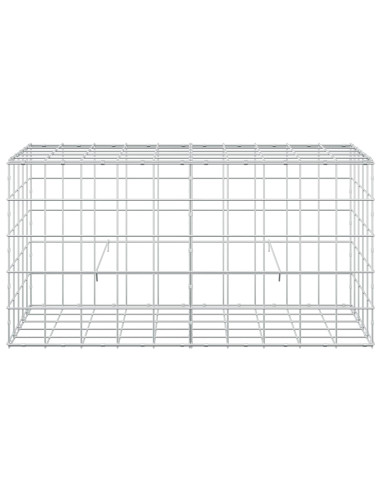 Gabione con Filo da 3,5 mm e Rete da 10x10 cm 100x50x50 cm