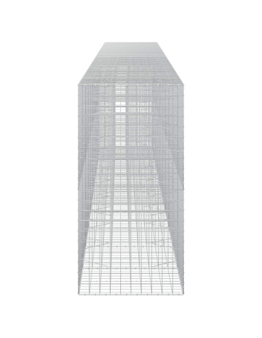 Gabione con Filo da 3,5 mm e Rete da 10x10 cm 1050x100x200 cm