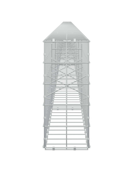 Gabione con Filo da 3,5 mm e Rete da 10x10 cm 1050x20x50 cm
