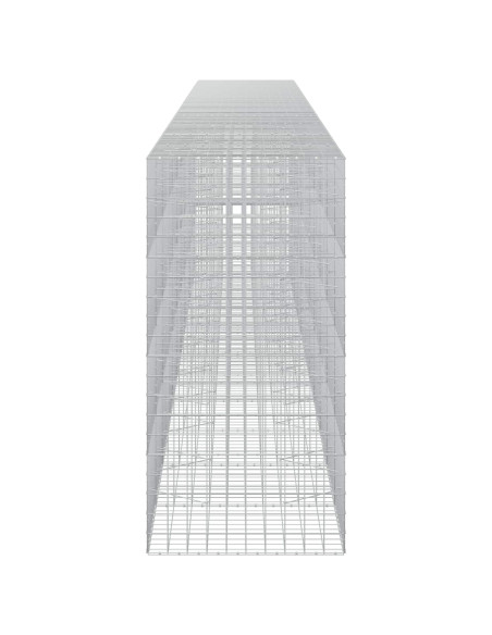 Gabione con Filo da 3,5 mm e Rete da 10x10 cm 1100x100x200 cm