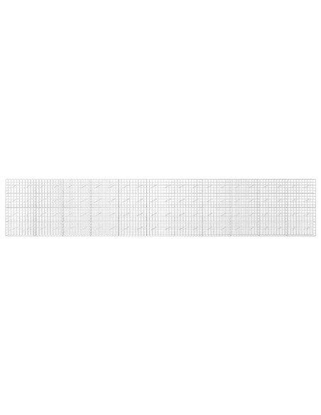 Gabione con Filo da 3,5 mm e Rete da 10x10 cm 1100x10x200 cm