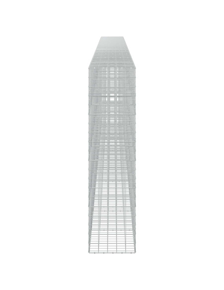 Gabione con Filo da 3,5 mm e Rete da 10x10 cm 1100x50x200 cm
